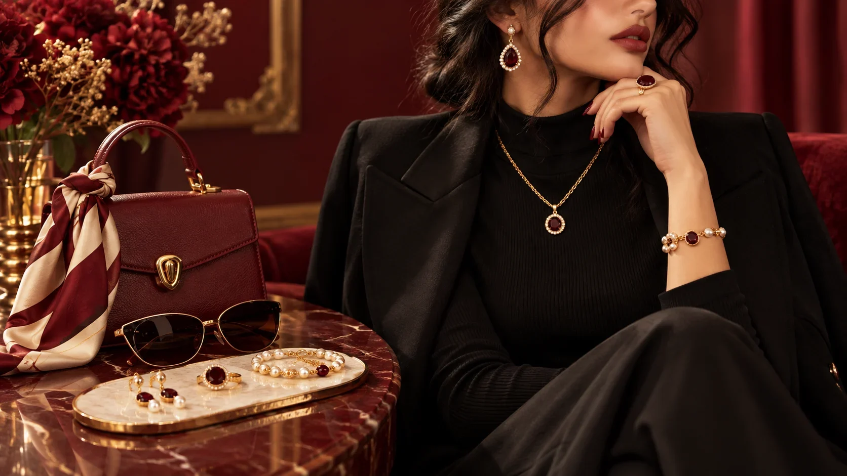 با لباس مشکی چه اکسسوری ست کنیم؟ ۹ ایده شیک و کاربردی